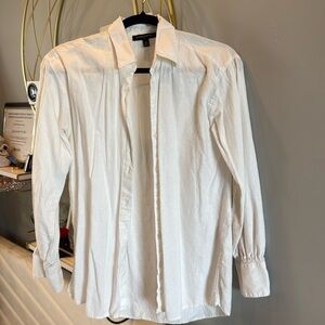 Banana Republic white linen shirt XS